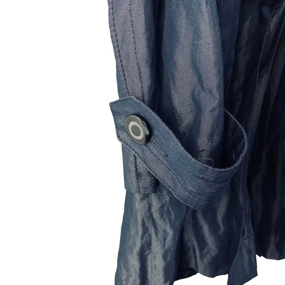 Anne Klein Navy Trench Coat